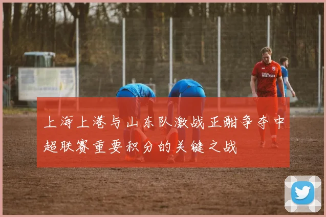 上海上港与山东队激战正酣争夺中超联赛重要积分的关键之战